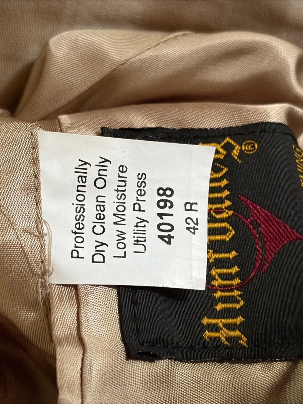 Vintage Hunt Valley Brown sharkskin effect 100% worsted wool Blazer sport coat